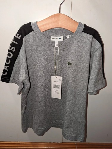 Shirt lacoste bambino grigia - lacoste,