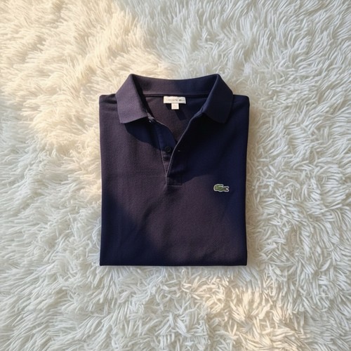 Polo lacoste bleu marine - polo,