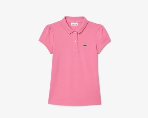 Polo lacoste bambina manica - lacoste,