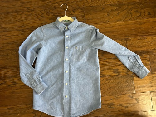 Camicia blu lacoste youth - lacoste,