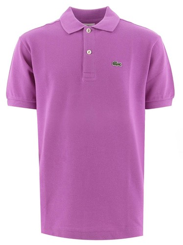 Polo lacoste ragazzo viola - lacoste,